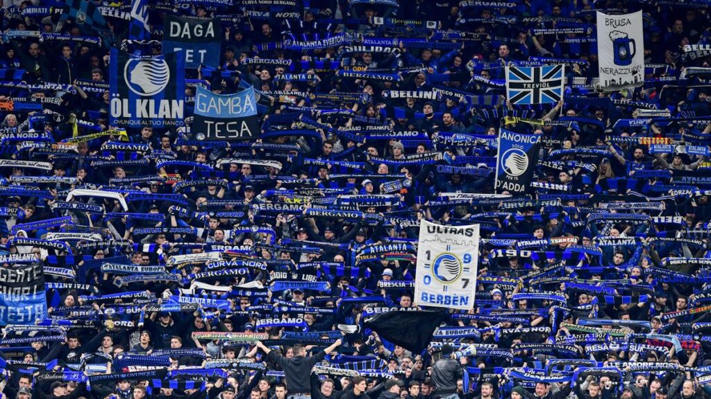 Tifosi atalantini allo stadio