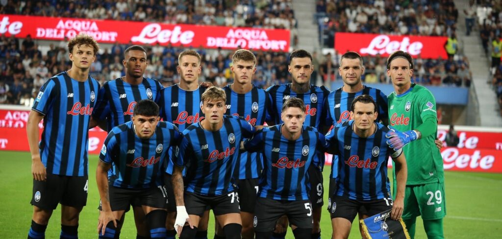 Foto di squadra prima di Atalanta-Pisa