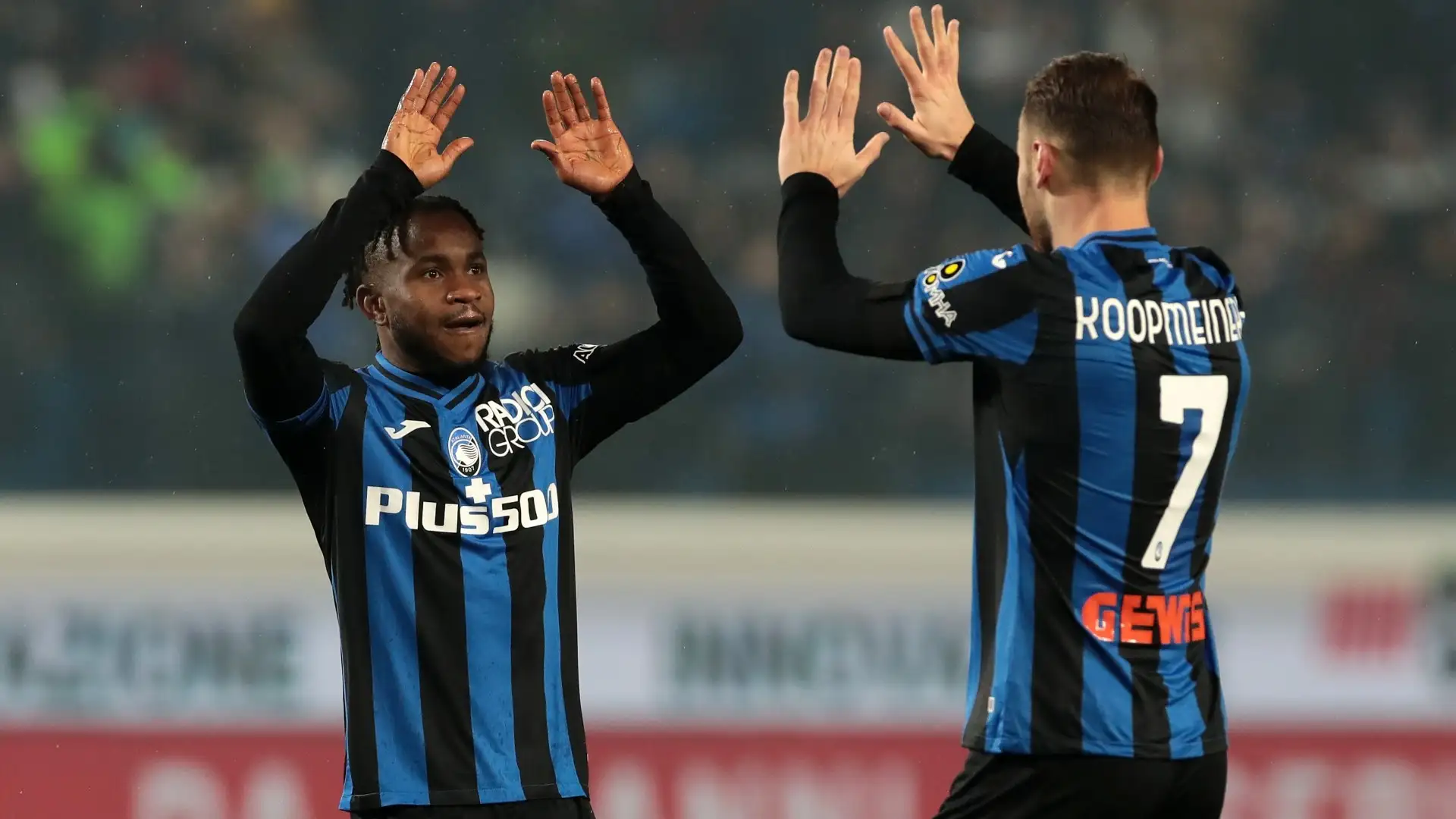 Lookman e Koopmeiners in maglia Atalanta