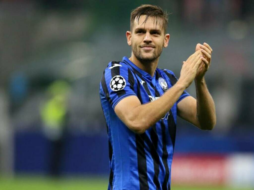 Toloi con la maglia dell'Atalanta